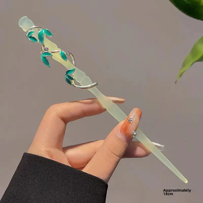 Lily Flower Hairpin with Pearl Drop Antique Design - Image 26