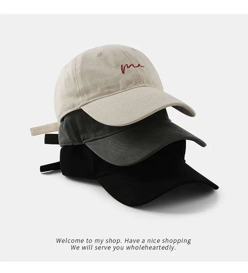 Men Women Retro Embroidered Baseball Cap Brown — feature 2