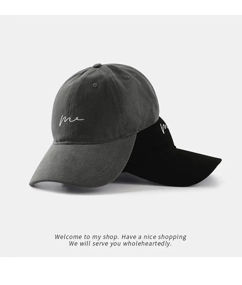Men Women Retro Embroidered Baseball Cap Brown — feature 4