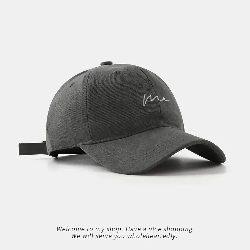 Men Women Retro Embroidered Baseball Cap Brown - Image 4