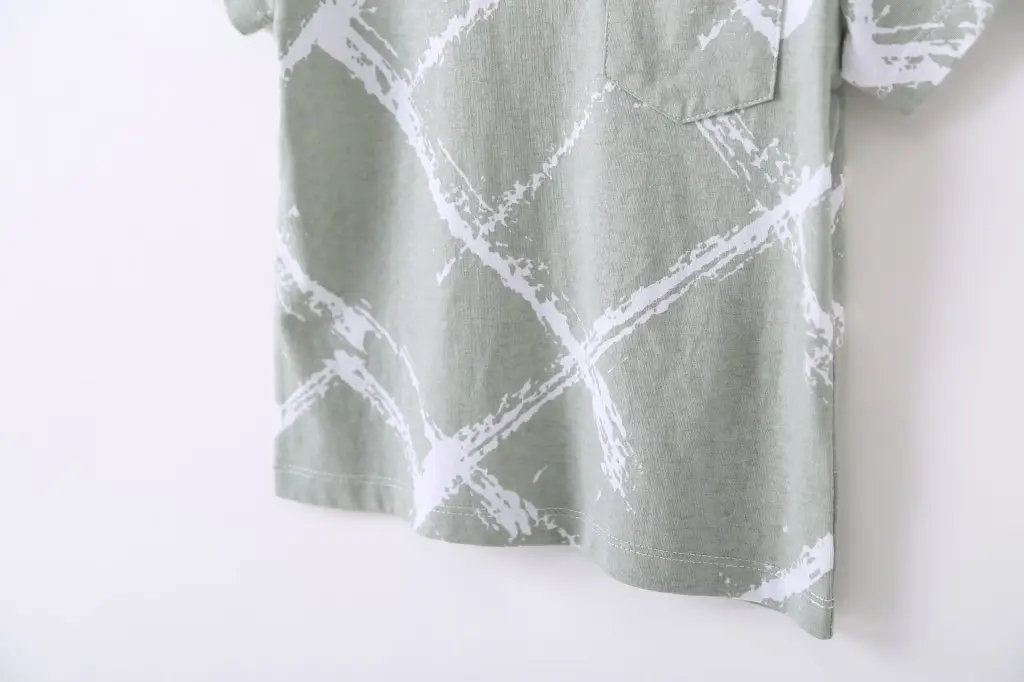 Kids Printed Letter T-Shirt Green Miami Style — feature 7