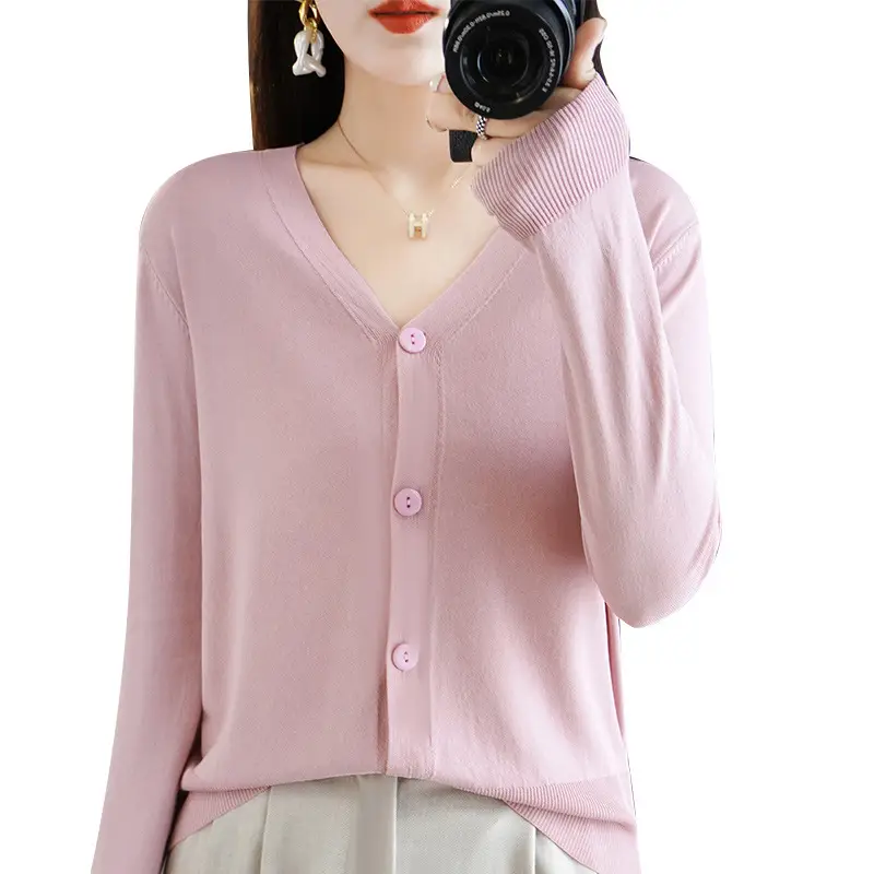 Women's Ice Silk Sunscreen Cardigan Coat Summer Small - Image 15