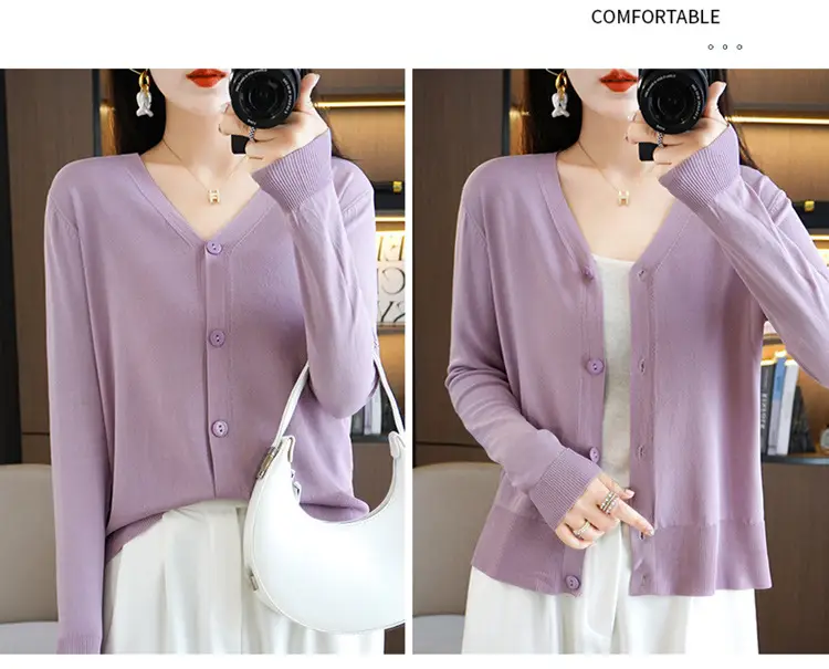 Women's Ice Silk Sunscreen Cardigan Coat Summer Small — feature 18