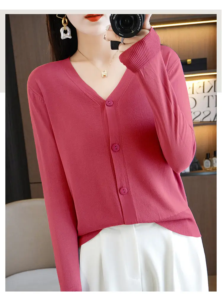 Women's Ice Silk Sunscreen Cardigan Coat Summer Small — feature 19