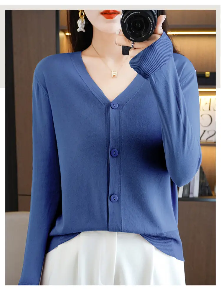 Women's Ice Silk Sunscreen Cardigan Coat Summer Small — feature 26