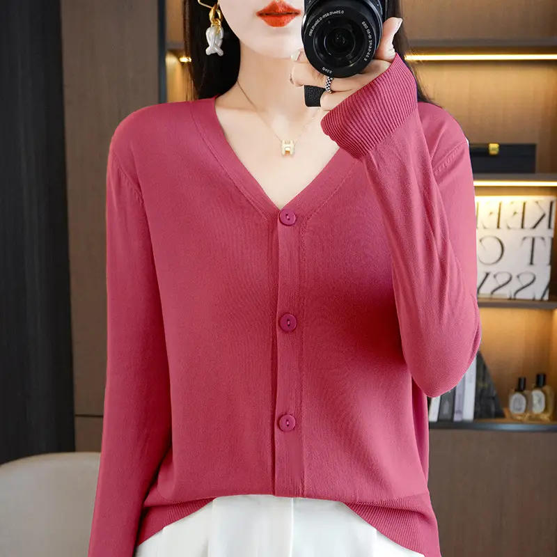 Women's Ice Silk Sunscreen Cardigan Coat Summer Small - Image 2