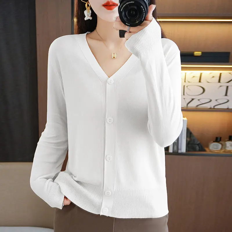 Women's Ice Silk Sunscreen Cardigan Coat Summer Small - Image 3