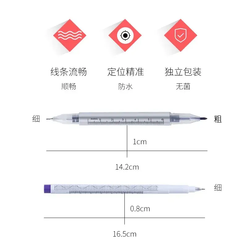 Waterproof Eyebrow Tattoo Mark Pen 0.5mm Precision - Image 6