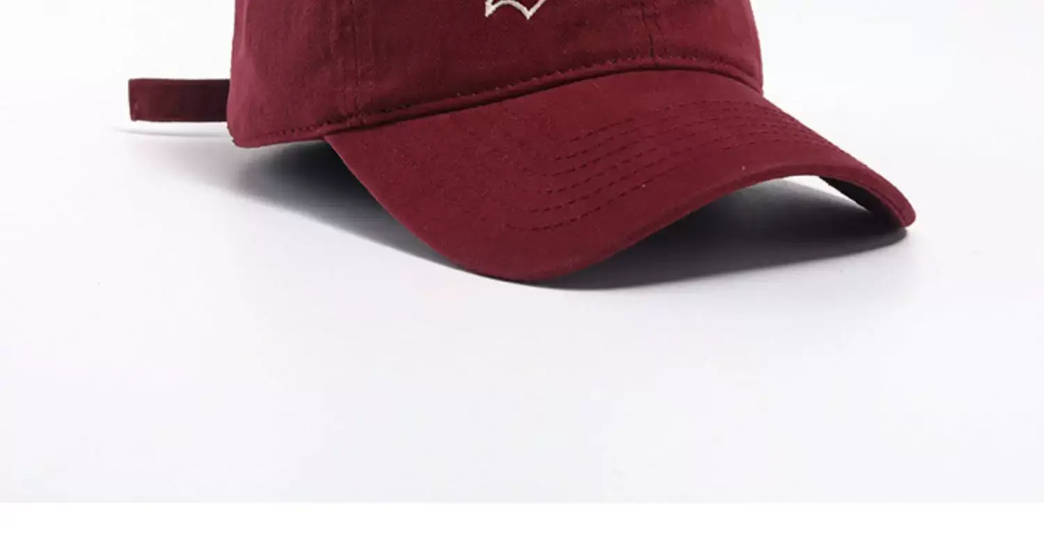 Women's Korean Style Duck Tongue Hat with Big Head & Embroidered Cap — feature 12