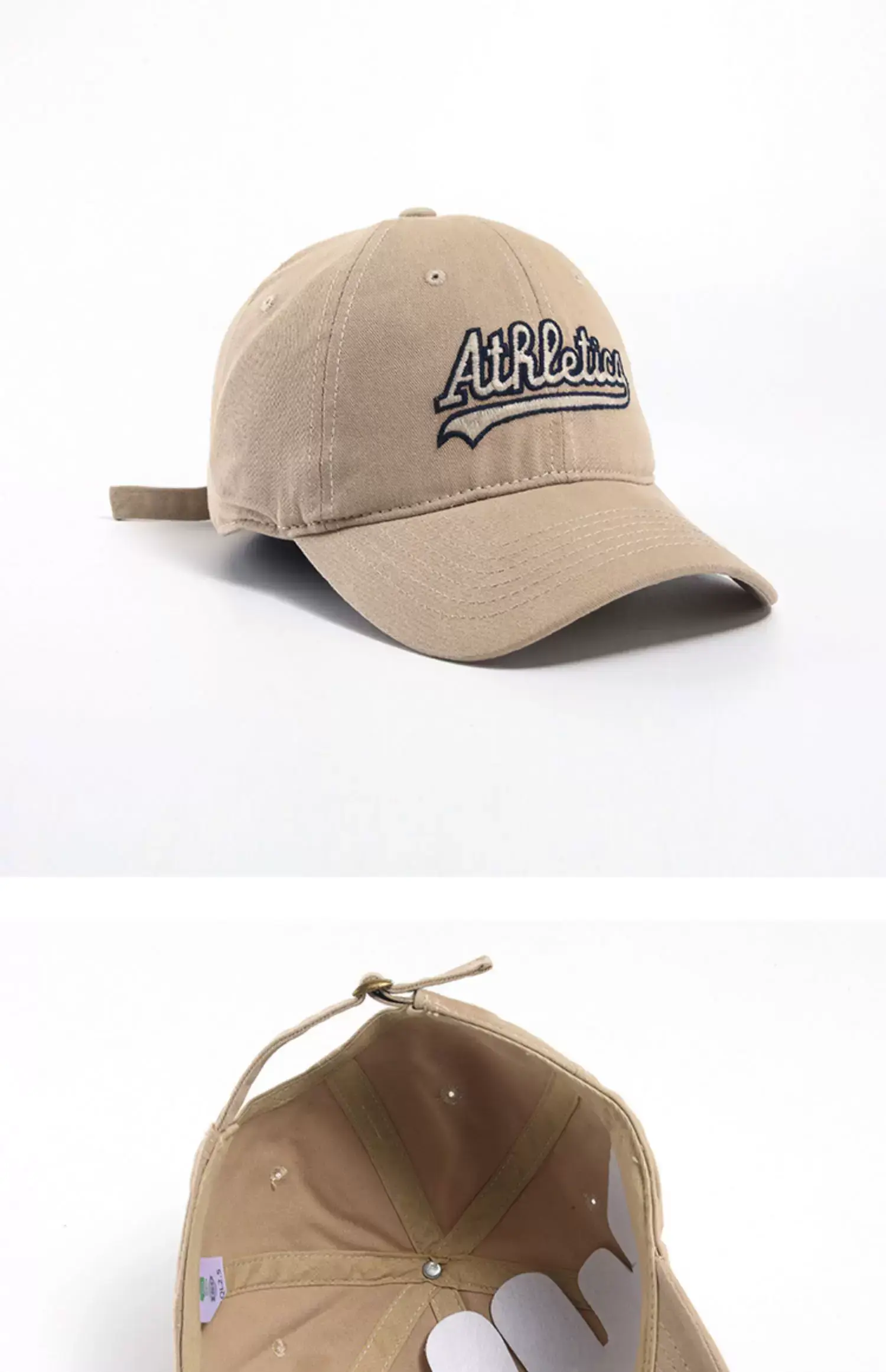 Women's Korean Style Duck Tongue Hat with Big Head & Embroidered Cap — feature 13