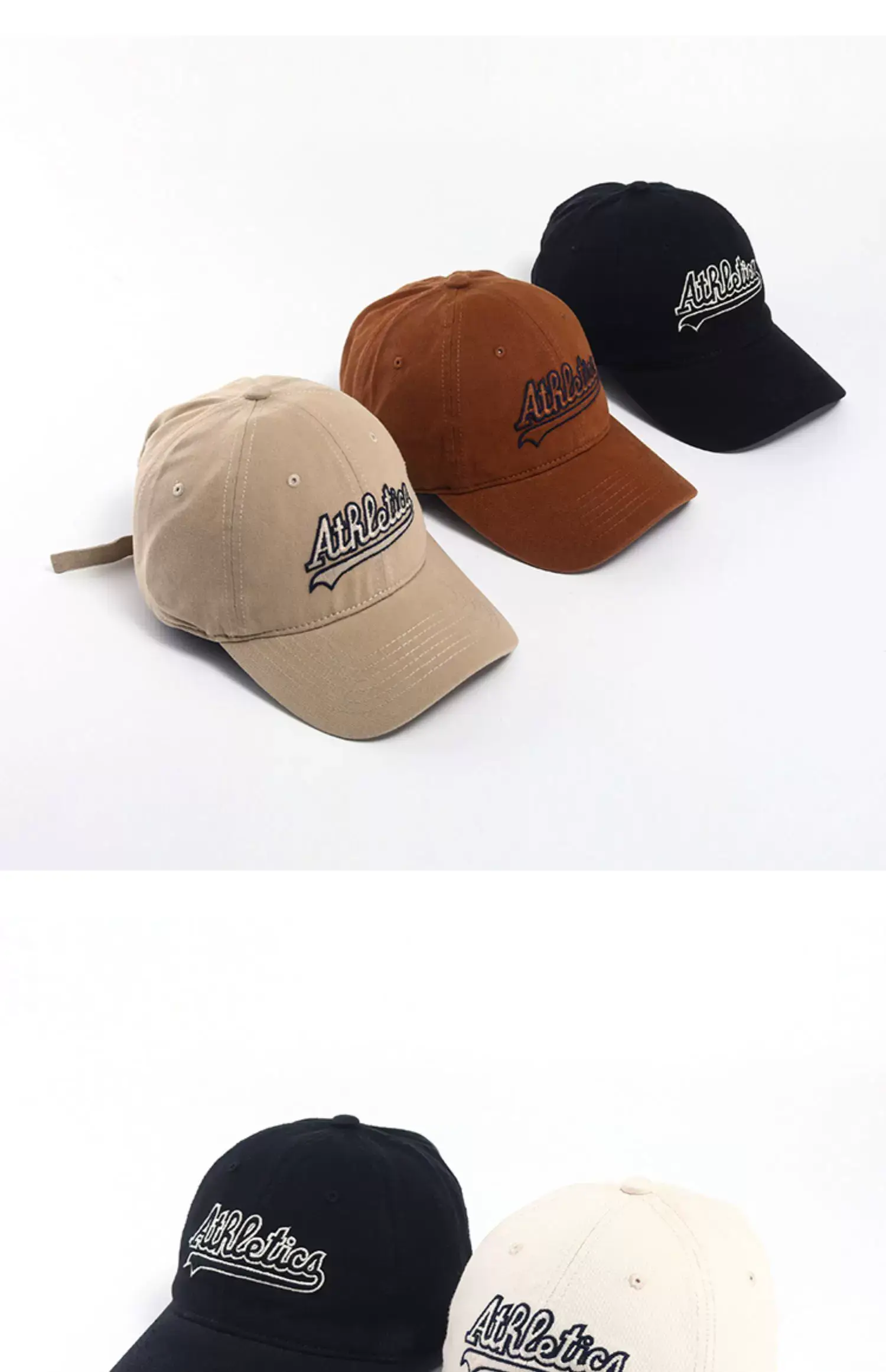 Women's Korean Style Duck Tongue Hat with Big Head & Embroidered Cap — feature 7
