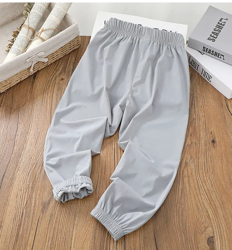 Children's Ice Silk Sports Pants 2023 Summer — feature 16