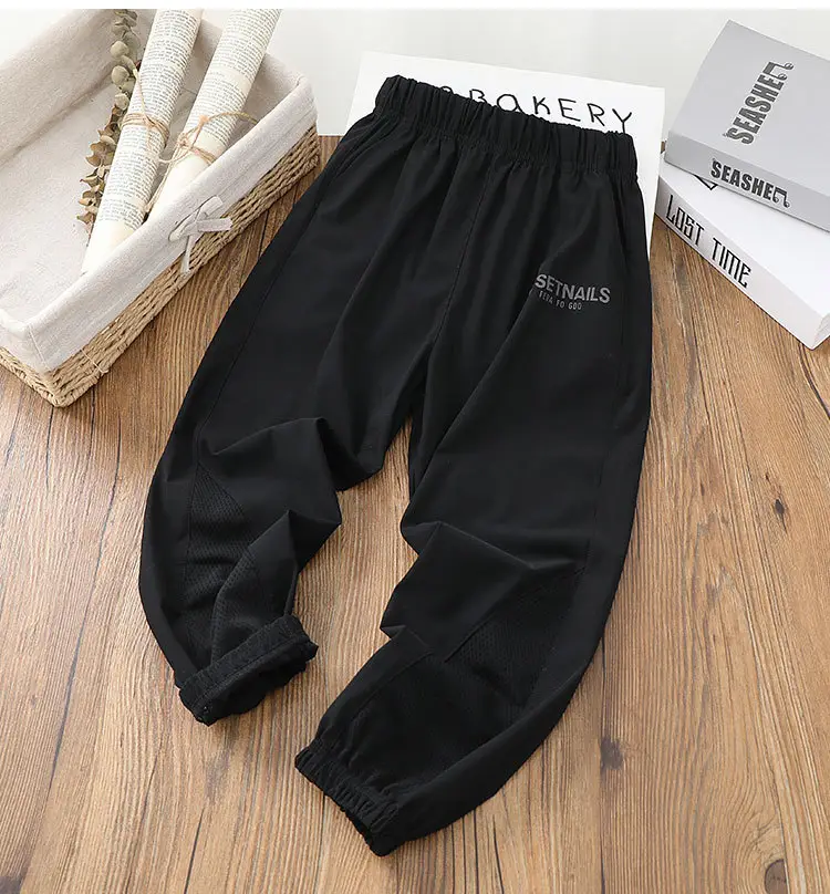 Children's Ice Silk Sports Pants 2023 Summer — feature 18