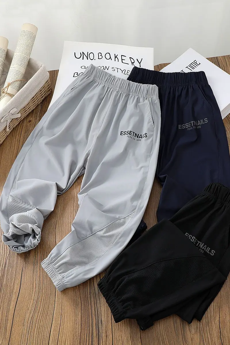 Children's Ice Silk Sports Pants 2023 Summer — feature 24
