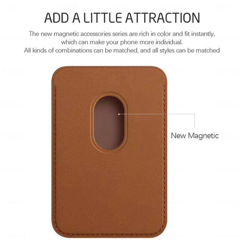 Pink Magnetic Phone Card Holder with PU Leather - Image 11