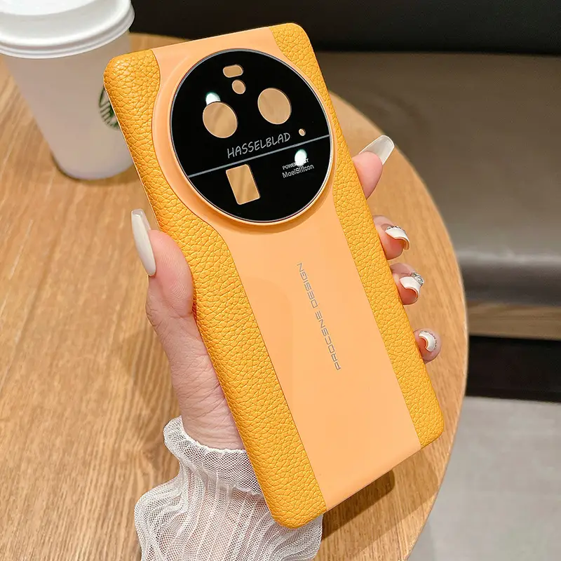Porsche Mobile Phone Case Red Litchi Drop Resistant - Image 8
