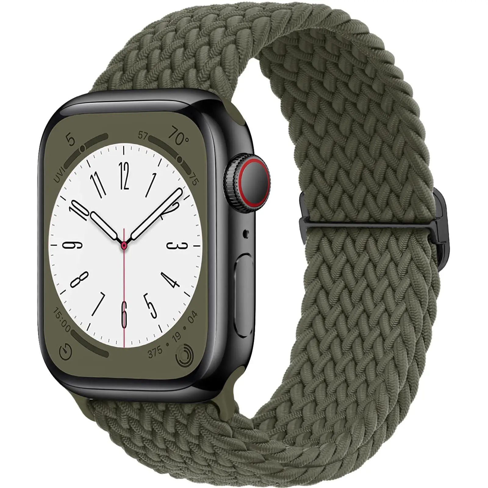 Apple Watch S11/Ultra with Adjustable Woven Strap — feature 5
