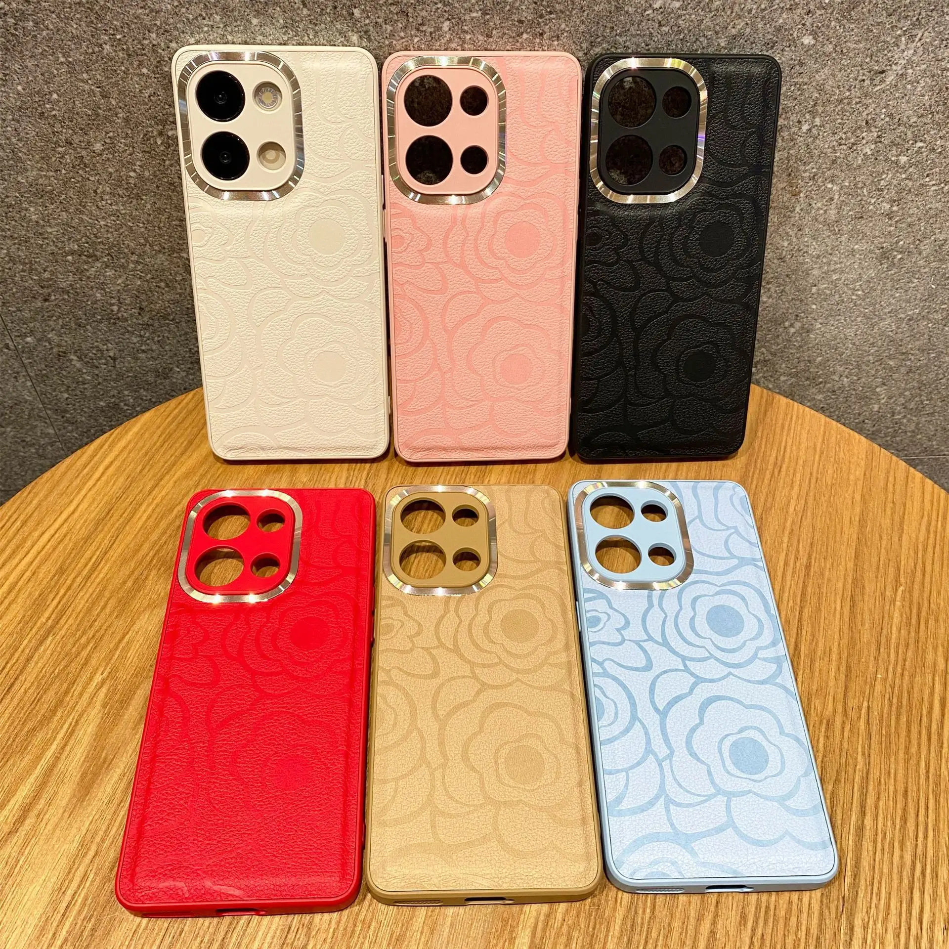 Camellia Flower Protective Phone Case for OPPO Reno13 Pro