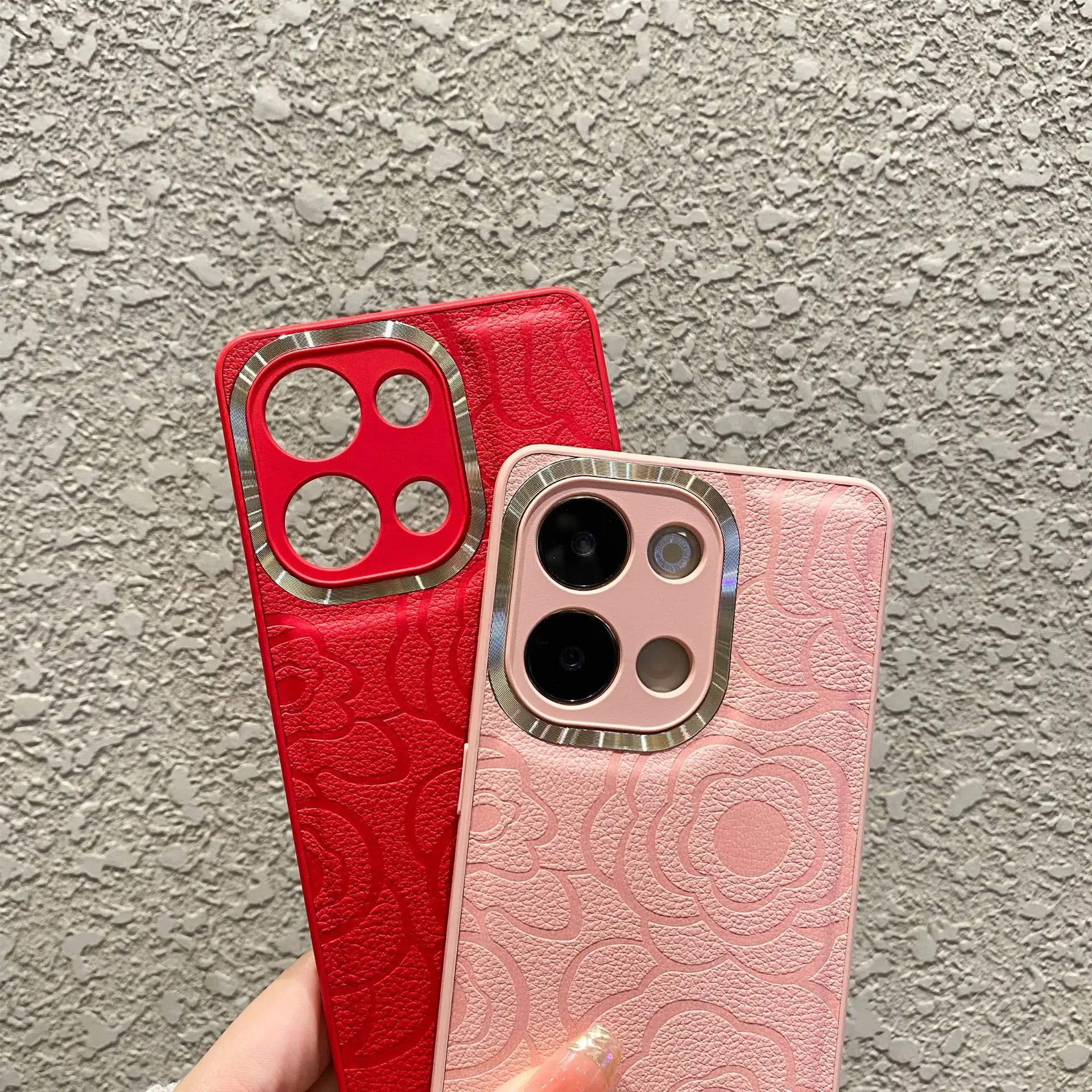 Camellia Flower Protective Phone Case for OPPO Reno13 Pro