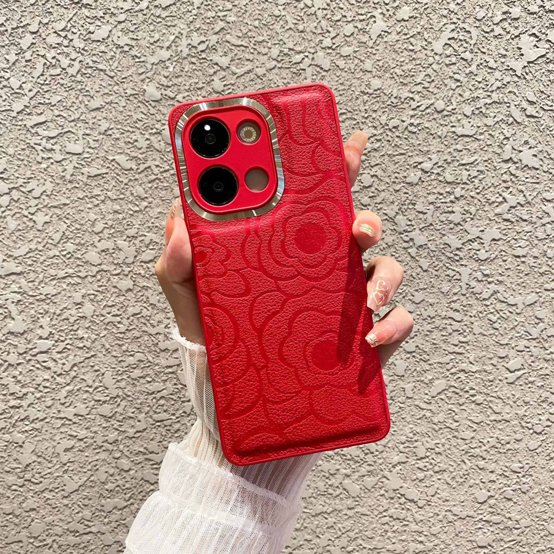 Camellia Flower Protective Phone Case for OPPO Reno13 Pro