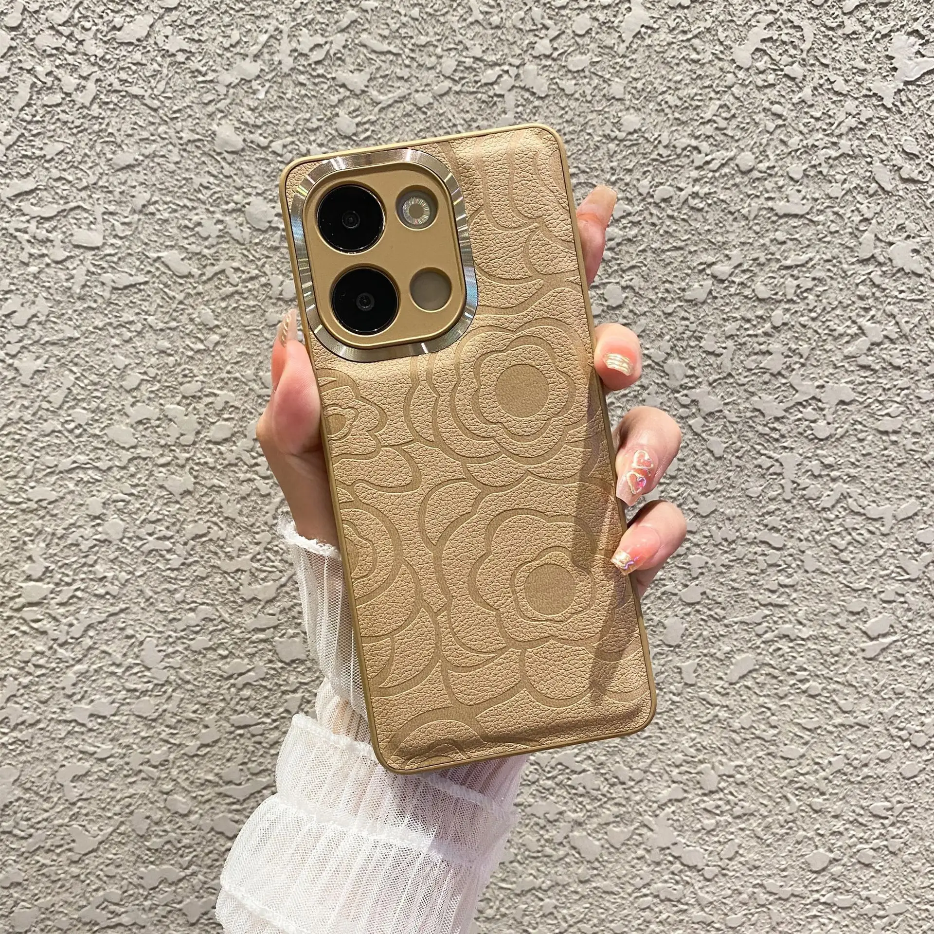Camellia Flower Protective Phone Case for OPPO Reno13 Pro