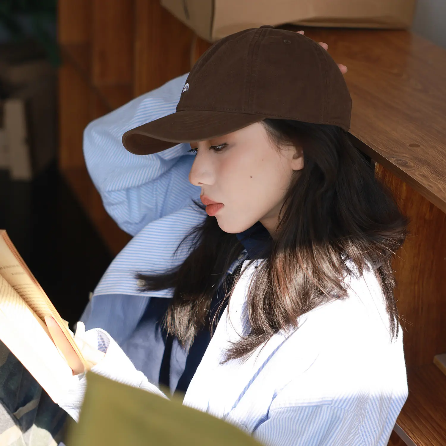 Black Japanese Original Baseball Cap for Men Women Summer Sunshade - Image 6