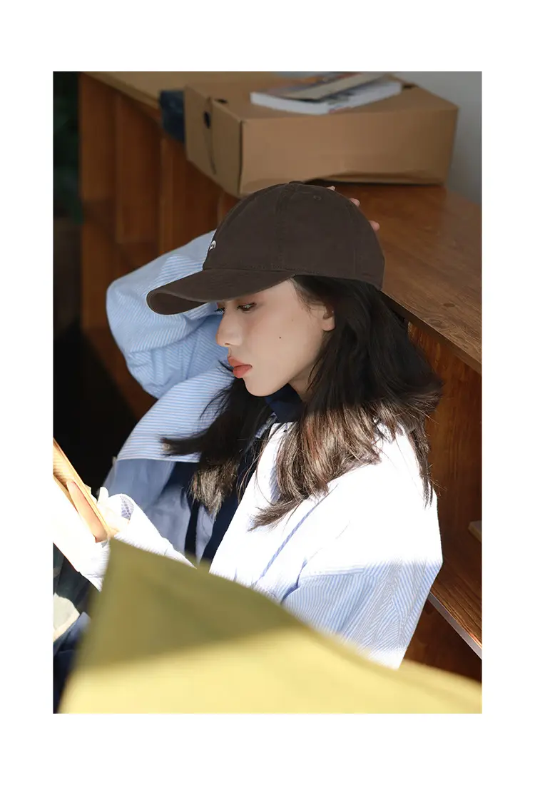 Black Japanese Original Baseball Cap for Men Women Summer Sunshade — feature 3