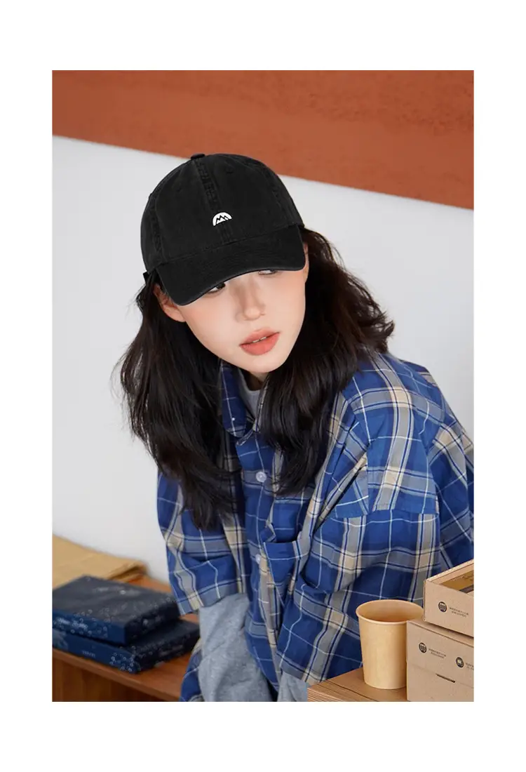Black Japanese Original Baseball Cap for Men Women Summer Sunshade — feature 8