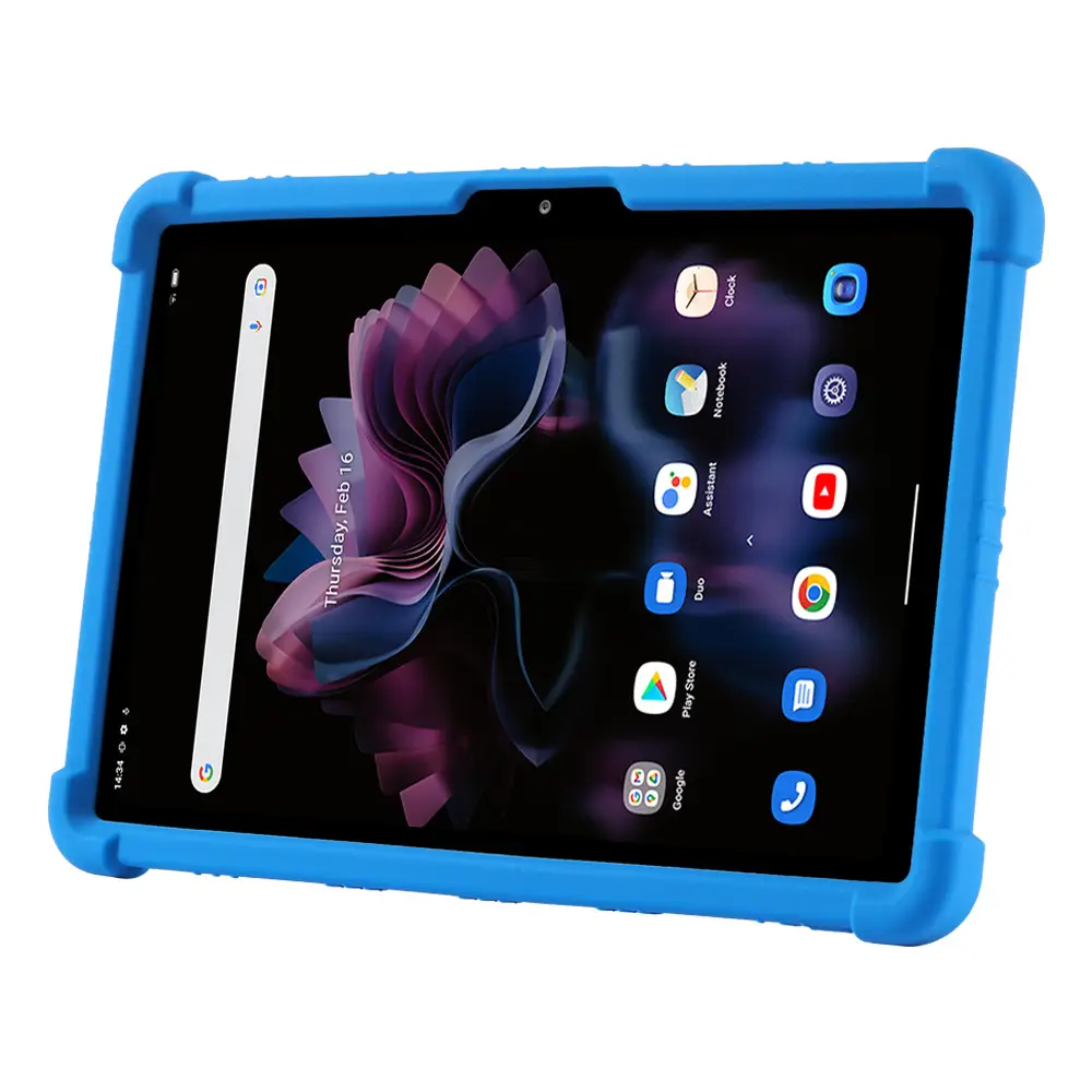 11-inch Blue Drop-Resistant Silicone Tablet Case - Image 2