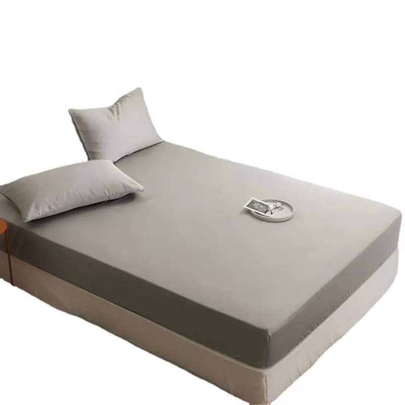 60 Lyocell Tencel Mattress Cover Single Piece Summer Light Luxury Cool Ice Silk Mattress Cover Mattress Cover Protective Cover Single Piece