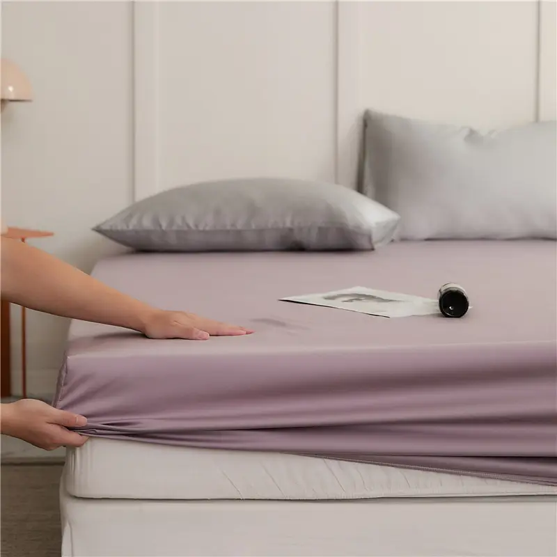 60 Lyocell Tencel Mattress Cover Single Piece Summer Light Luxury Cool Ice Silk Mattress Cover Mattress Cover Protective Cover Single Piece