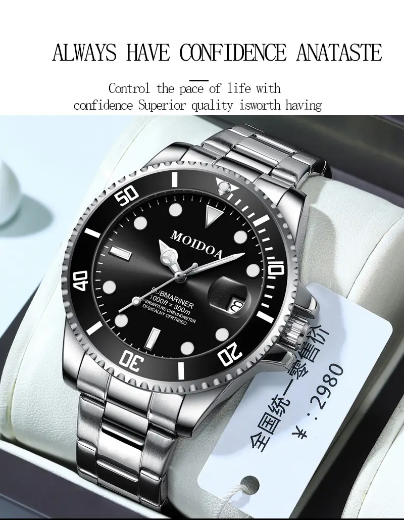Men's Green Luminous Waterproof Tourbillon Watch — feature 18