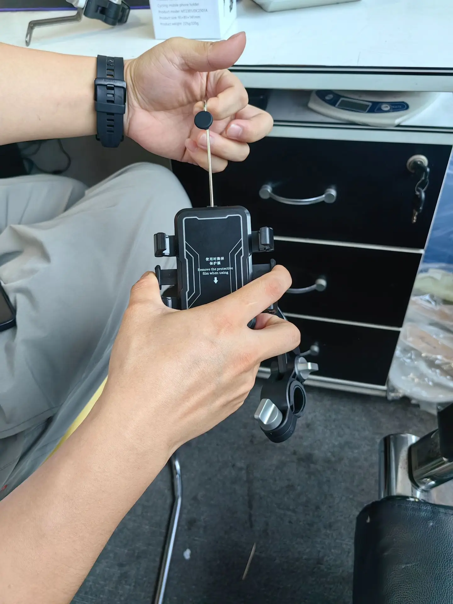 Motorcycle Phone Holder Bracket for Electric Bikes — feature 22