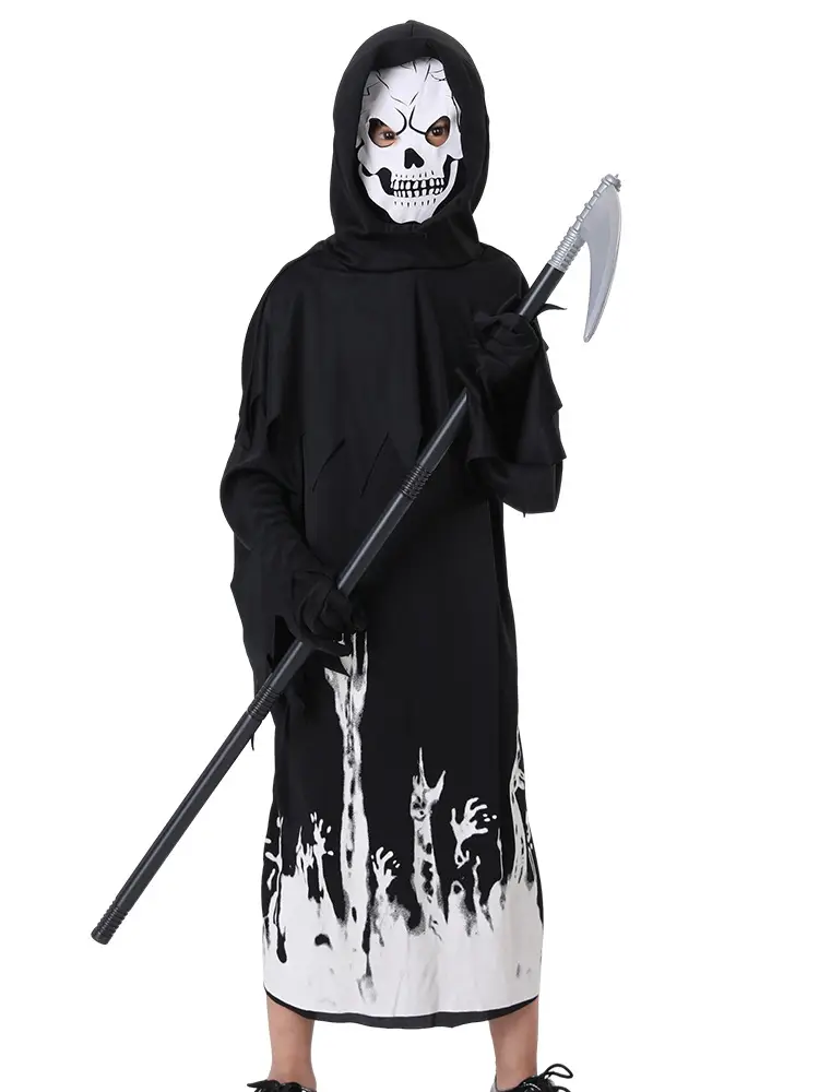 Halloween Scythe Luminous Death Costume - Image 5
