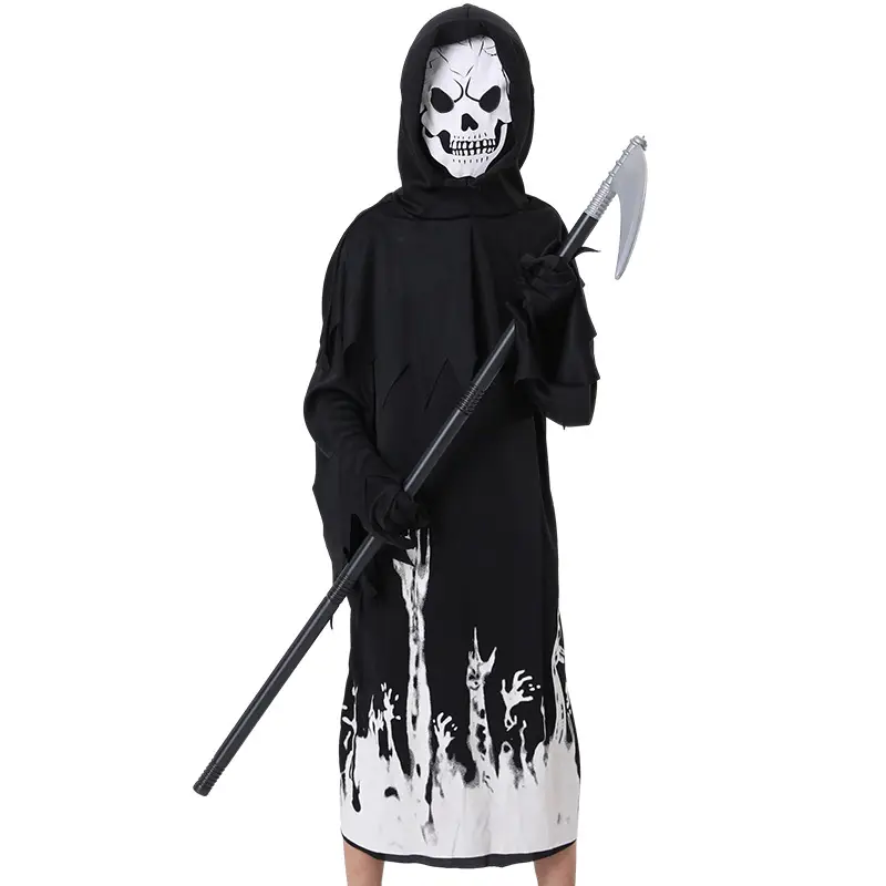 Halloween Scythe Luminous Death Costume - Image 2