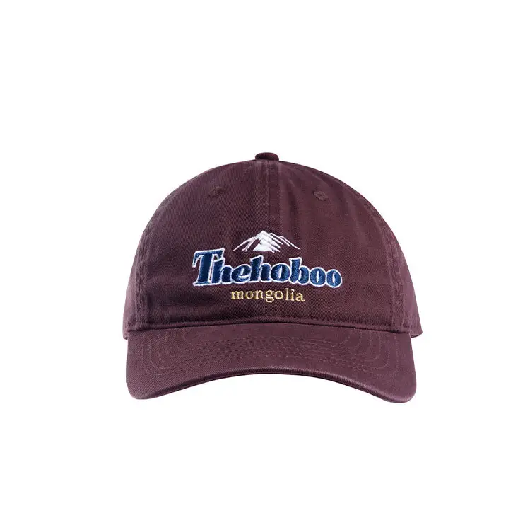 Maroon Embroidered Peaked Cap for Women Summer — feature 12