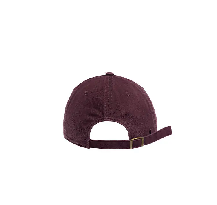 Maroon Embroidered Peaked Cap for Women Summer — feature 15