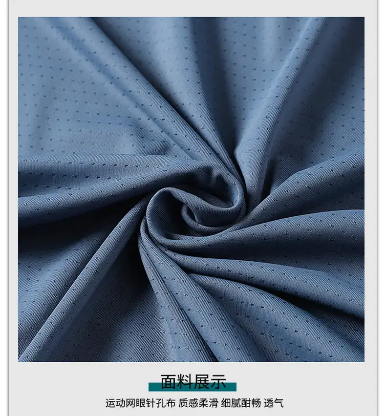 Men's Black Ice Silk Polo Shirt Summer — feature 18