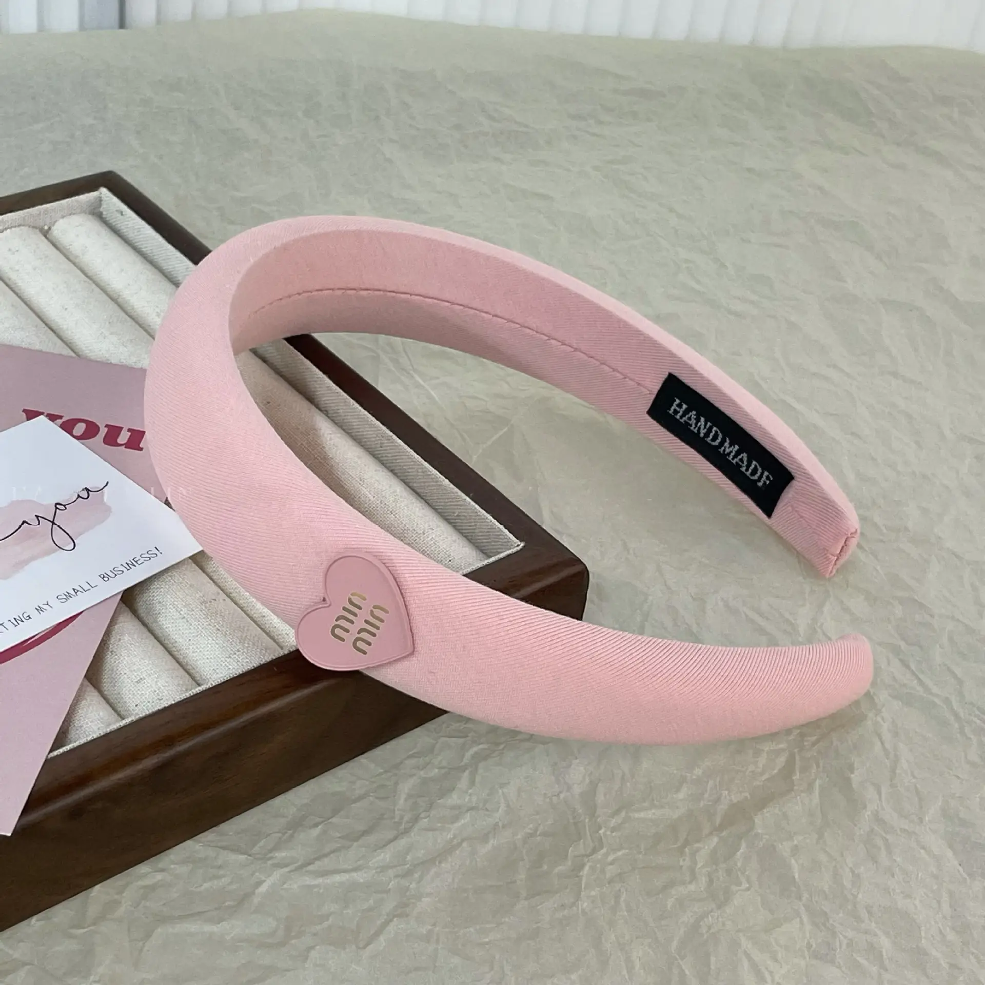 Red Waffle Headband for Women High End Face Wash - Image 13
