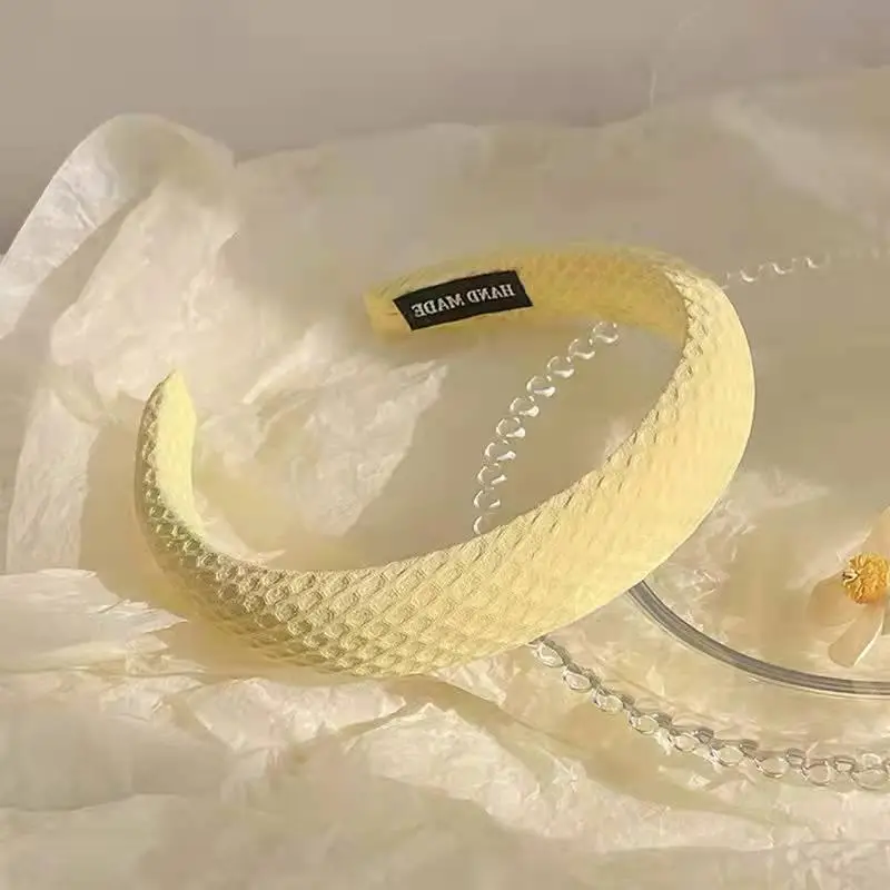 Red Waffle Headband for Women High End Face Wash - Image 2