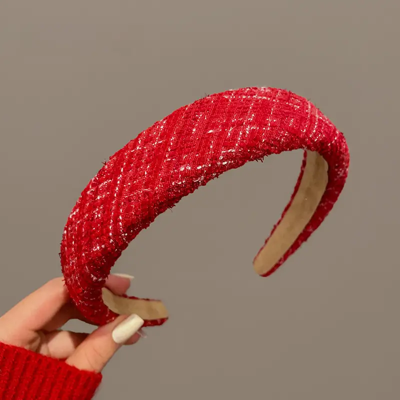 Red Waffle Headband for Women High End Face Wash - Image 51