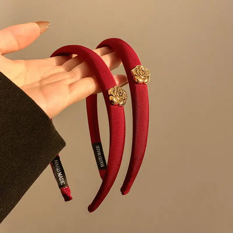 Red Waffle Headband for Women High End Face Wash - Image 53