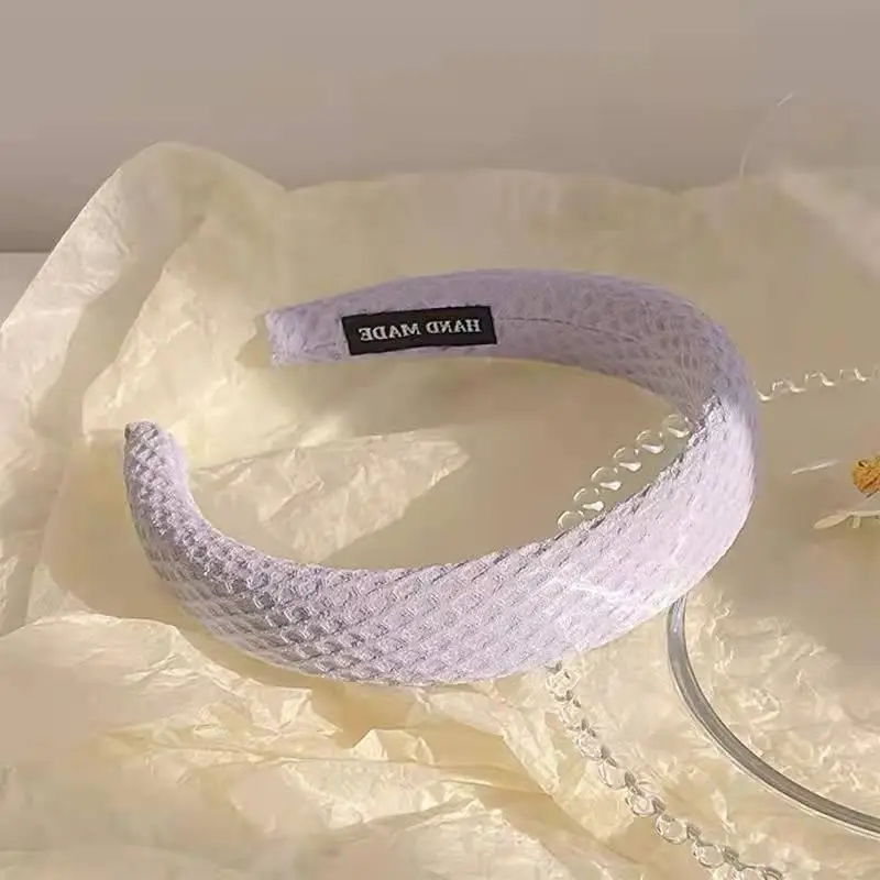 Red Waffle Headband for Women High End Face Wash - Image 6