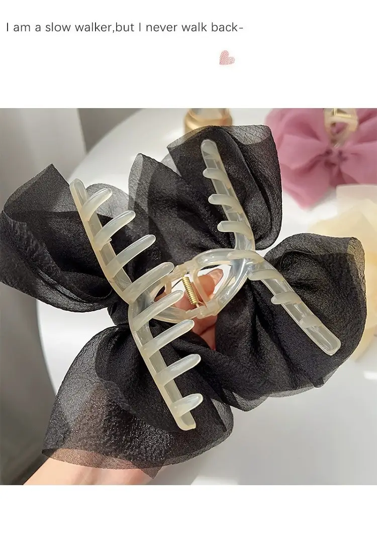 Super Fairy Mesh Bow Hairpin for Women Large — feature 10