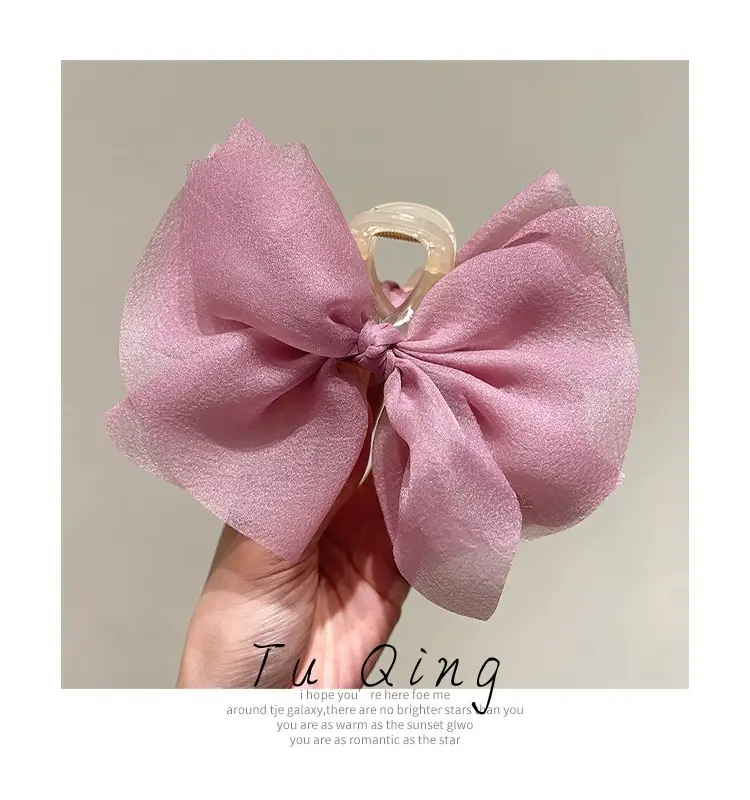 Super Fairy Mesh Bow Hairpin for Women Large — feature 6