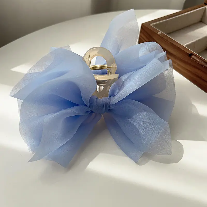 Super Fairy Mesh Bow Hairpin for Women Large - Image 5