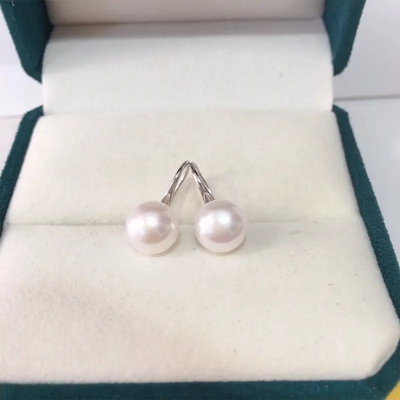 Natural Freshwater Pearl Earrings Women S925 Sterling Silver — feature 10