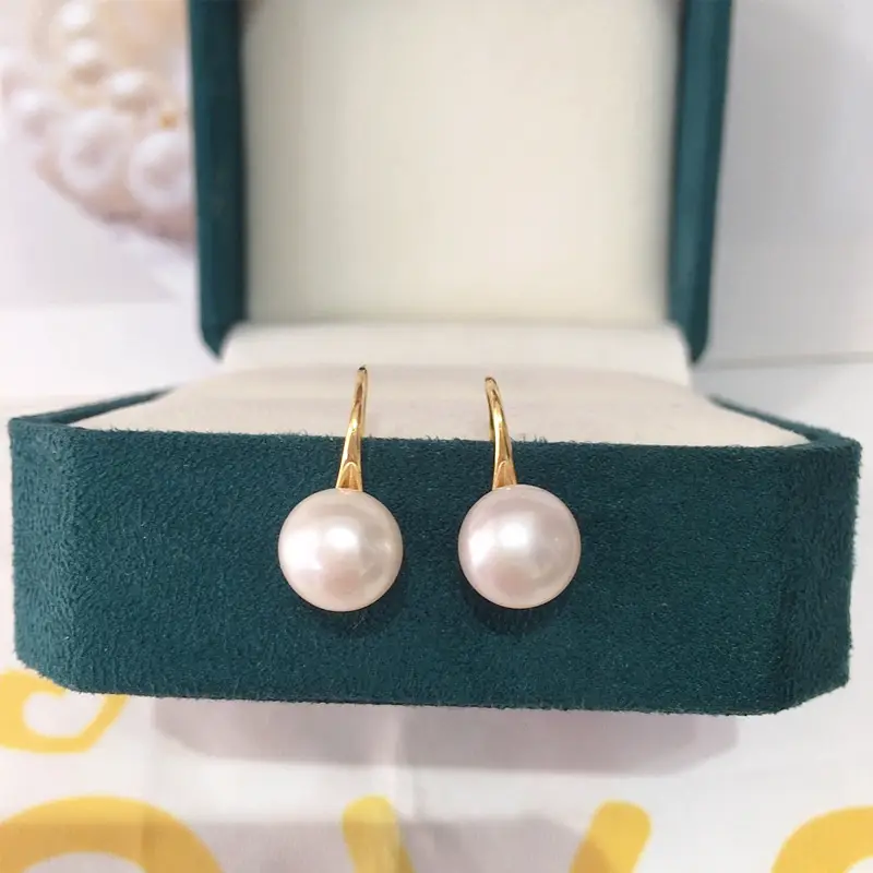 Natural Freshwater Pearl Earrings Women S925 Sterling Silver — feature 16