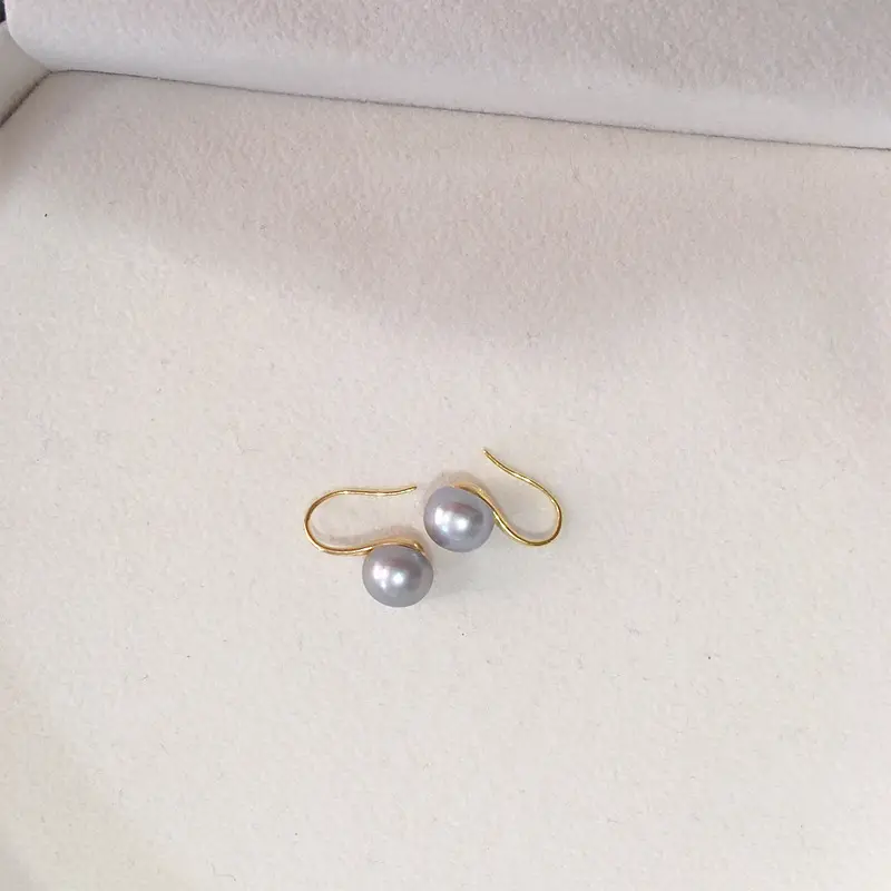 Natural Freshwater Pearl Earrings Women S925 Sterling Silver — feature 18