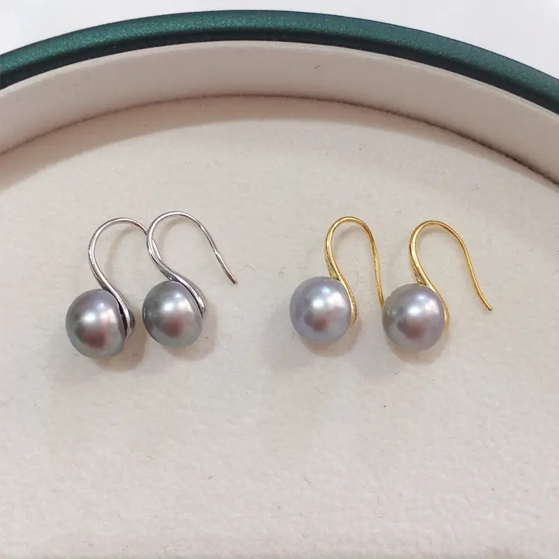 Natural Freshwater Pearl Earrings Women S925 Sterling Silver — feature 9